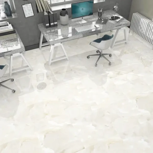 488726942 Керамогранит Arcadia Ceramica Onice Pearl 60x60 см 1.44 м² глянцевый цвет перламутровый ARCADIA CERAMICA