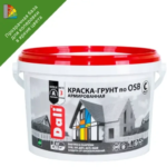 Краска-грунт армированная по OSB Dali 3 кг цвет бесцветный База С DALI