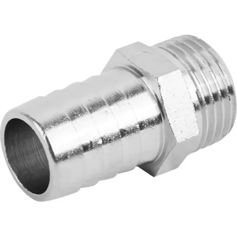 Штуцер Stout 1/2"x18 мм наружная резьба никелированная латунь STOUT SFT-0067