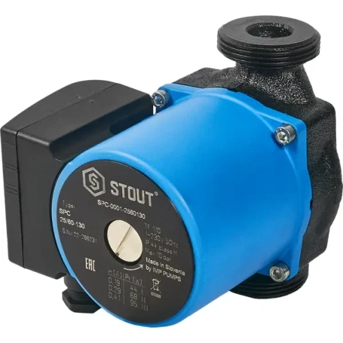 Насос циркуляционный Stout 25-60 130 мм STOUT