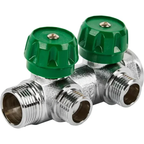 488727274 Коллектор Stout на 2 отвода 3/4"x1/2" STOUT SMB-6849