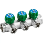 Коллектор регулирующий Stout на 3 отвода 1"x3/4" STOUT SMB-6850