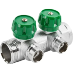 Коллектор регулирующий Stout на 2 отвода 1"x1/2" STOUT SMB-6850