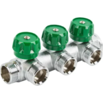 Коллектор регулирующий Stout на 3 отвода 3/4"x3/4" STOUT SMB-6850