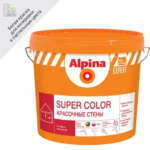 Краска для стен и потолков Alpina Super Color цвет белый 9 л ALPINA Краска Alpina EXPERT Super Color