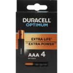 Батарейка Duracell Optimum AAA (LR03) алкалиновая 4 шт. DURACELL 5014062 Optimum