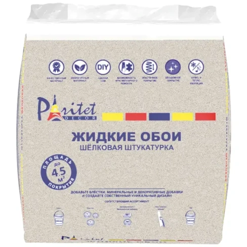 Жидкие обои гладкие Paritet B59 1 л цвет коричневый PARITET