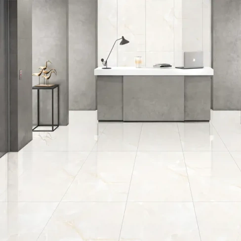 Керамогранит Leopard Onyx blanco 60x120 см 1.44 м² глянцевый цвет бежевый LEOPARD