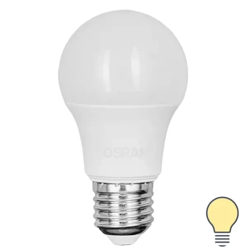 488729669 Лампа светодиодная Osram груша 7Вт 600Лм E27 теплый белый свет OSRAM Лам LED OSRAM груша 7Вт