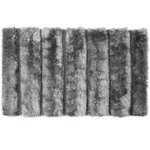 Коврик для ванной комнаты Fixsen Lush 80x50 см цвет серый FIXSEN FX-9001K LUSH Lush