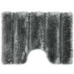 Коврик для туалета Fixsen Lush 50x40 см цвет серый FIXSEN FX-9001U LUSH Lush