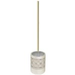 Ершик для унитаза Fixsen Rich FX-251-5 цвет белый с золотом FIXSEN FX-251-5 RICH Rich