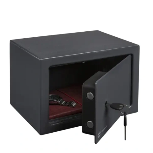 Сейф 9/10 л с ключевым замком 28x18x20 см сталь STANDERS