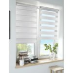 Штора рулонная день-ночь Inspire Siberia 55x175 см белая INSPIRE SD02019040/101 Siberia