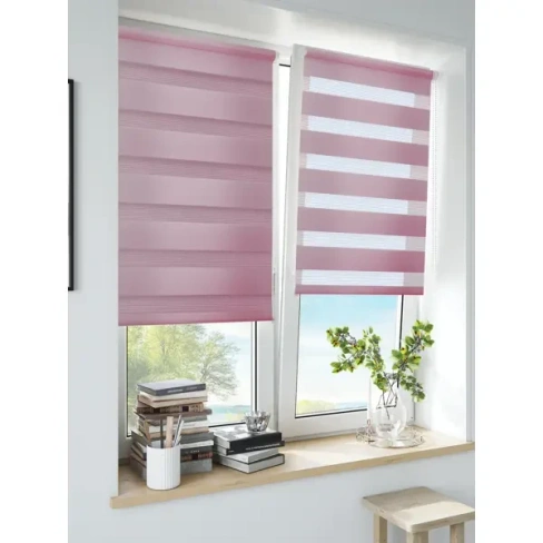 Штора рулонная день-ночь Inspire Peter 50x160 см сиреневая INSPIRE Peter SD02019040/101