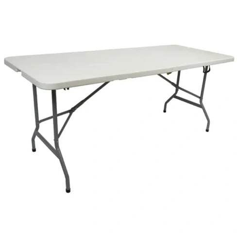 Стол-книжка садовый прямоугольный Metmebel Сатурн складной 181x74.5x74.5 пластик белый METMEBEL СТОЛ-КНИЖКА РАЗБ/СТР180Л
