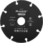 Диск отрезной по дереву Rage by Vira 115x22.2x1 мм RAGE
