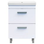 Тумба в ванную Vigo Milo 60-0-2 60x80 см ДСП цвет белый глянец VIGO MILO MILO 60