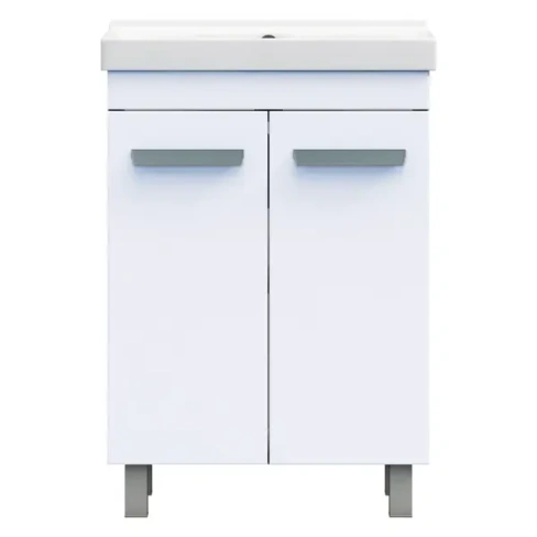 Тумба в ванную Vigo Milo 60-2-0 60x80 см ДСП цвет белый глянец VIGO MILO MILO 60