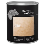 Воск для венецианской штукатурки Maitre Deco Cire 1 л MAITRE DECO CIRE Воск для венец-й штук-ки 1 л (ж/б)