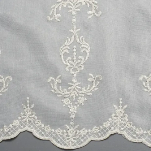 Тюль 1 м/п Evelyn сетка 290 см цвет серебряный AMAZONTEXTILE