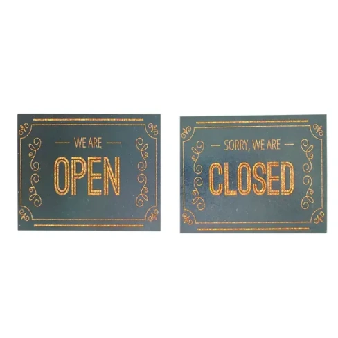 Набор табличек декоративных Open/Closed 10х125 см