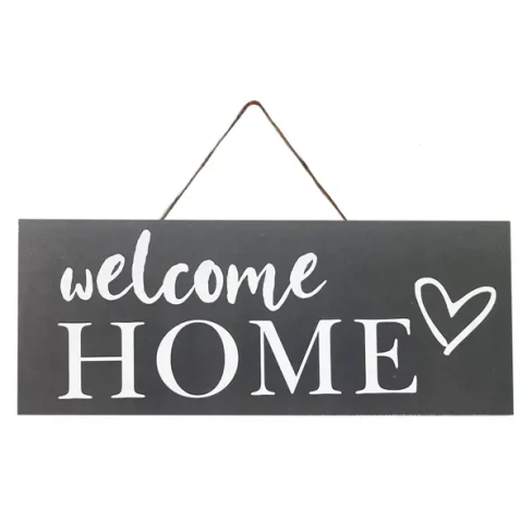 Табличка декоративная Welcome Home 10х25 см СИМФОНИЯ Интерьерная табличка табличка интерьерная