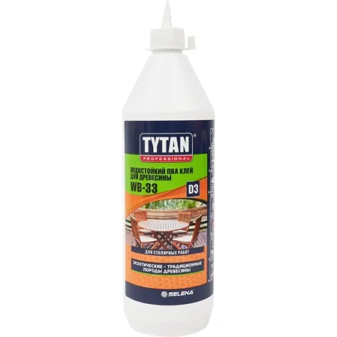 488735256 Клей ПВА для древесины Tytan D3 влагостойкий 750 мл TYTAN