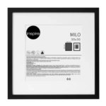 Рамка Inspire Milo 30x30 см цвет черный INSPIRE