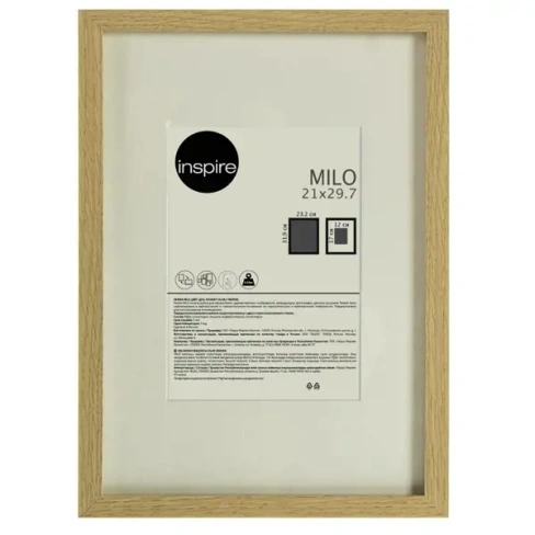 Рамка Inspire Milo 21x29.7 см цвет дуб INSPIRE