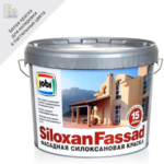 Краска фасадная Jobi Siloxanfassad 10 л цвет белый JOBI Фасадная краска силоксановая