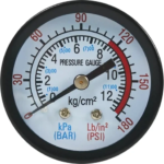Манометр для компрессора Pegas Pneumatic 4802 12 бар 1/4 дюйма PEGAS PNEUMATIC