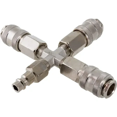 Разветвитель пневматический Pegas Pneumatic тройник со штуцером PEGAS PNEUMATIC