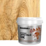 Лак паркетный Akvateks акриловый матовый бесцветный 0.75 л АКВАТЕКС