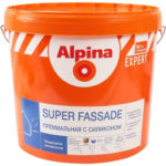 Краска водно-дисперсионная Alpina Super Fassade прозрачная база C 9 л ALPINA Alpina EXPERT Super Fassade