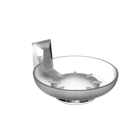 488737745 Мыльница Lemer Crystal стекло цвет хром LEMER CRYSTAL CRYSTAL036