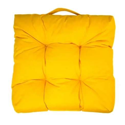Сидушка для пикника Linen Way 50x50 см цвет горчица LINEN WAY Сидушка 50х50х10 с ручкой для переноски Современный