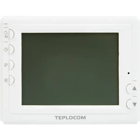 Термостат программируемый проводной Teplocom TS-Prog-2AA/8A комнатный белый TEPLOCOM Teplocom TS-PROG-2AA/8A