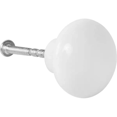 Ручка-кнопка мебельная 3101-00-WH 27x35 мм