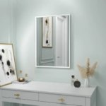Зеркало декоративное Inspire Вега прямоугольник 50x70 см цвет белый INSPIRE