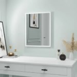 Зеркало декоративное Inspire Basic прямоугольник 40x50 см цвет белый INSPIRE