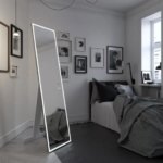 Зеркало декоративное Inspire Modal Led прямоугольник 45x175 см цвет графит INSPIRE