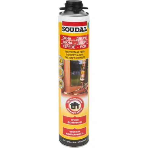 488743008 Пена монтажная профессиональная Soudal 50 летняя 750 мл SOUDAL