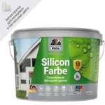 Краска фасадная Dufa SiliconFarbe Б1 9 л цвет белый DUFA