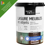 Краска для колеровки для мебели Maitre Deco Lasure 0.9 л прозрачная база С MAITRE DECO