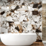 Керамогранит Arcadia Ceramica Grande Crystal 60x120 см 1.44 м² глянцевый цвет белый ARCADIA CERAMICA