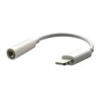 Адаптер Oxion Lightning-Jack 3.5 0.1 м цвет белый OXION переходник 8PIN- джек 3