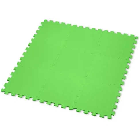 Мягкий пол пазл 33x33 см цвет зеленый Нет