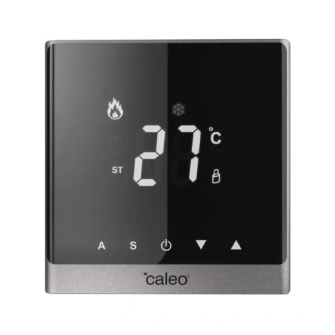 Терморегулятор для теплого пола Caleo C732 цифровой цвет серебристый CALEO