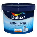 Краска для стен и потолков Dulux Антибактериальная цвет белый база BW 9 л DULUX
